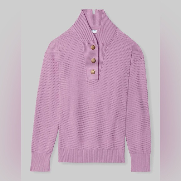 Tommy John Women's Sweater Lounge Henley - Size Small | Like New | Pullover - Picture 2 of 6